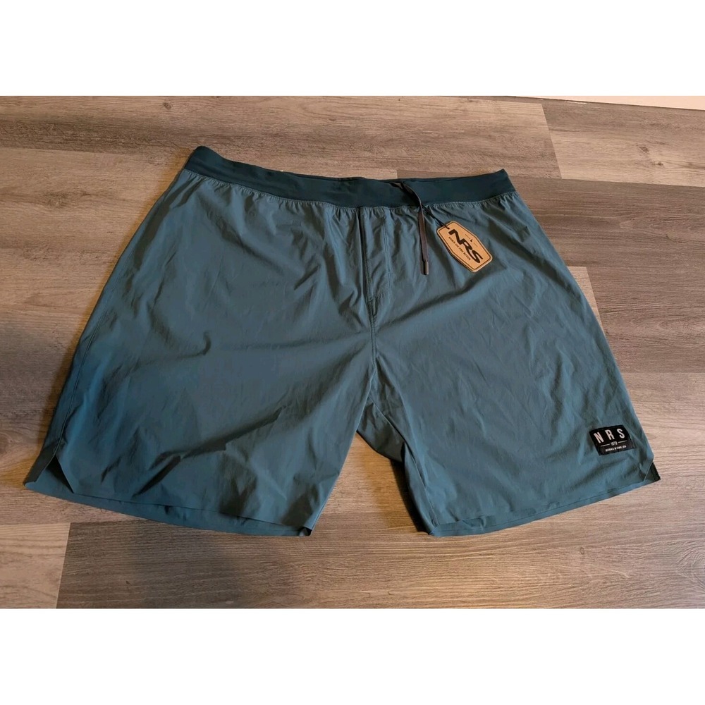NRS Women Size 38 Beda Board‎ Shorts Green Mediterranea Drawstring NEW NWT